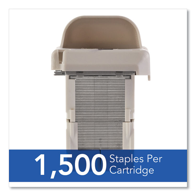 Swingline® Desktop Electric Stapler Cartridge, 0.25" Leg, 0.5" Crown, Steel, 1,500/Cartridge, 2 Cartridges/Box, 3000/Box (SWI50051)