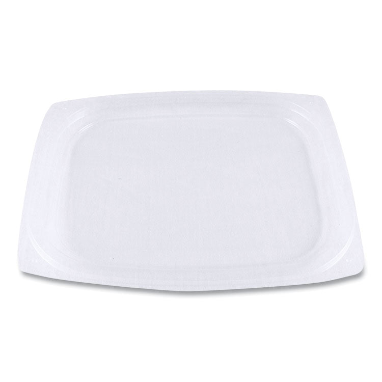 World Centric® PLA Rectangular Deli Container Lids, 4.8 x 5.9 x 0.3, Clear, Plastic, 900/Carton (WORRDLCS8) Case of 900