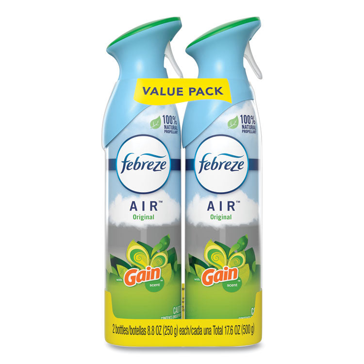 Febreze® AIR, Gain Original, 8.8 oz Aerosol Spray, 2/Pack, 6 Pack/Carton (PGC97810)