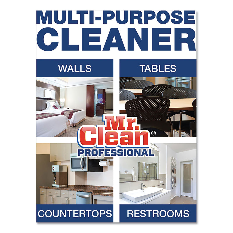 Mr. Clean Finished Floor Cleaner, Lemon Scent, Liquid, 1 gal Bottle, 3/Carton (PPL39949) Case of 3