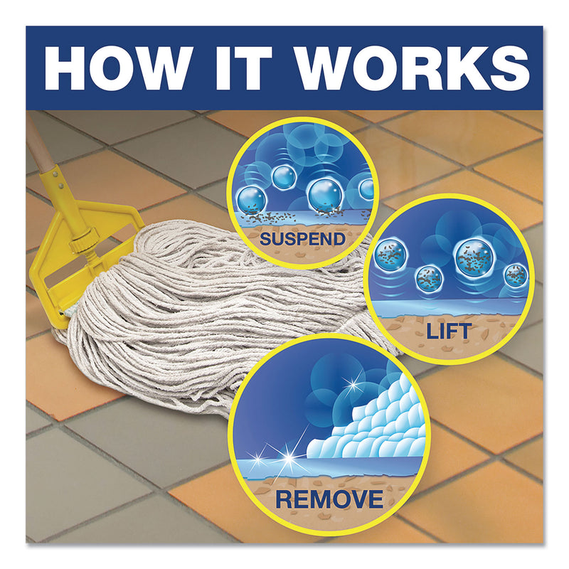 Mr. Clean Finished Floor Cleaner, Lemon Scent, Liquid, 1 gal Bottle, 3/Carton (PPL39949) Case of 3