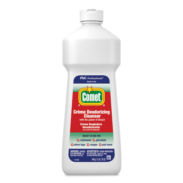 Comet® Creme Deodorizing Cleanser, 32 oz Bottle, 10/Carton (PGC73163)