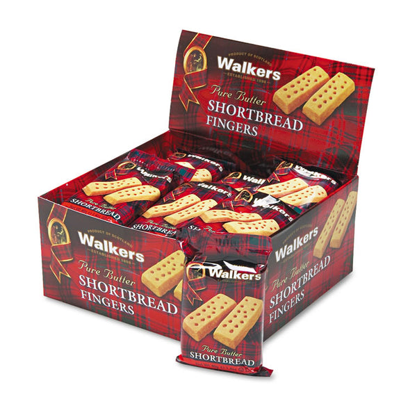 Walkers Shortbread Cookies, 2/Pack, 24 Packs/Box (OFXW116) Box of 24