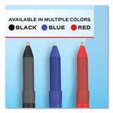 Paper Mate® Write Bros. Grip Ballpoint Pen, Stick, Medium 1 mm, Red Ink, Red Barrel, Dozen (PAP2124505)