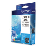 Brother LC20EC INKvestment Super High-Yield Ink, 1,200 Page-Yield, Cyan (BRTLC20EC)