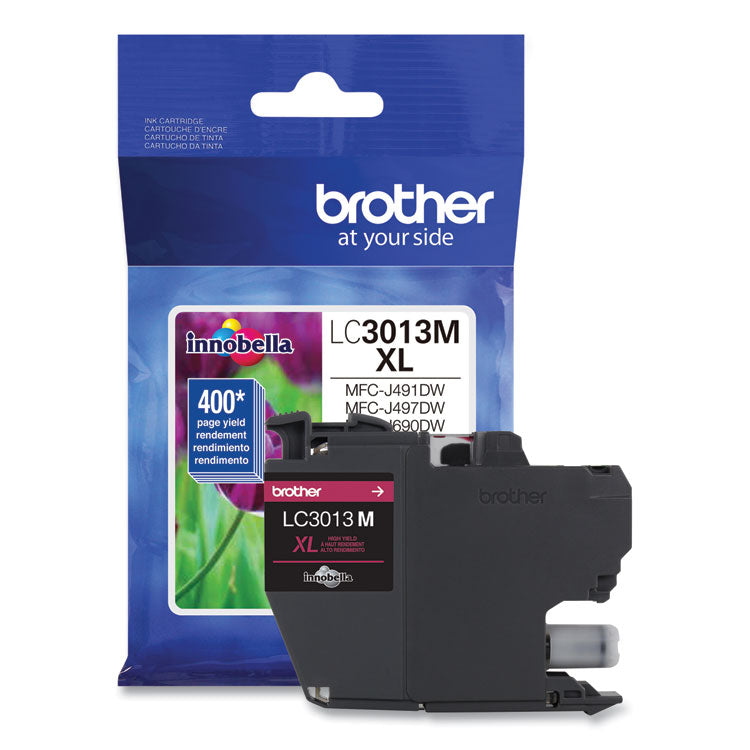 Brother LC3013M High-Yield Ink, 400 Page-Yield, Magenta (BRTLC3013M)