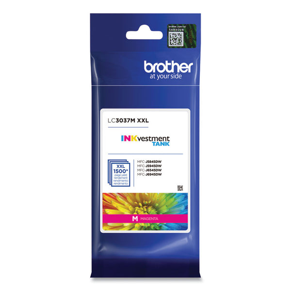 Brother LC3037M INKvestment Super High-Yield Ink, 1,500 Page-Yield, Magenta (BRTLC3037M)