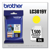 Brother LC3019Y Innobella Super High-Yield Ink, 1,300 Page-Yield, Yellow (BRTLC3019Y)