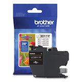 Brother LC3011Y Ink, 200 Page-Yield, Yellow (BRTLC3011Y)