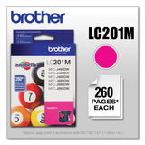 Brother LC201M Innobella Ink, 260 Page-Yield, Magenta (BRTLC201M)