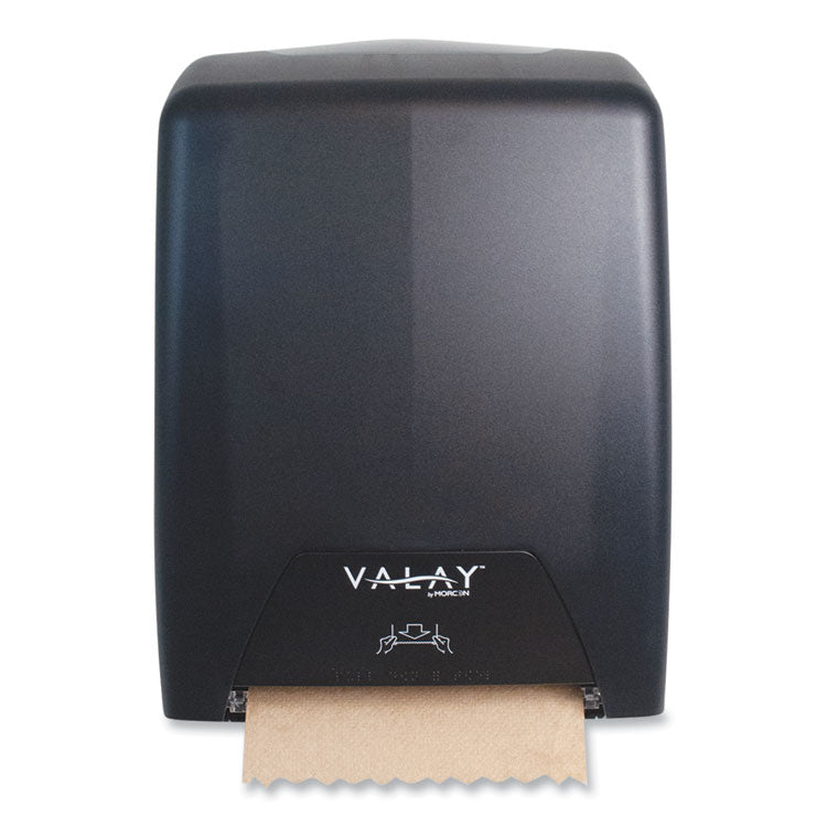 Morcon Tissue Valay Proprietary Roll Towel Dispenser, 11.75 x 8.5 x 14, Black (MORVT1008) Each