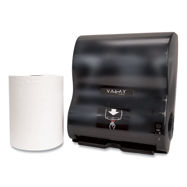 Morcon Tissue Valay 10 Inch Roll Towel Dispenser, 13.25 x 9 x 14.25, Black (MORVT1010)