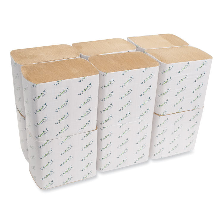 Morcon Tissue Valay Interfolded Napkins, 2-Ply, 6.5 x 8.25, Kraft, 6,000/Carton (MOR5000VN)