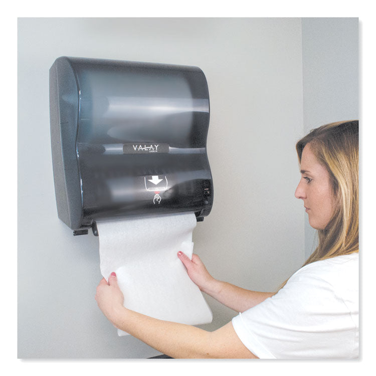 Morcon Tissue Valay 10 Inch Roll Towel Dispenser, 13.25 x 9 x 14.25, Black (MORVT1010)