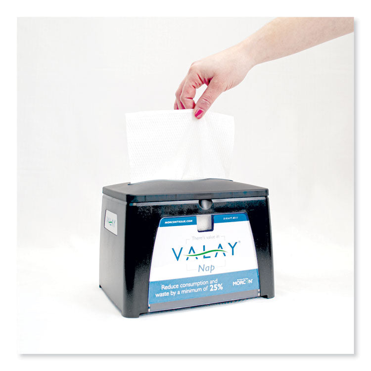 Morcon Tissue Valay Table Top Napkin Dispenser, 6.5 x 8.4 x 6.3, Black (MORNT111EA)