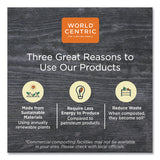 World Centric® 100 Percent PCW Recycled Paper Towels, 1-Ply, 9 x 9, Natural, 250/Pack, 16 Packs/Carton (WORTWPAMF) Case of 4000