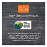 World Centric® PLA Rectangular Deli Container Lids, 4.8 x 5.9 x 0.3, Clear, Plastic, 900/Carton (WORRDLCS8) Case of 900