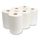 Morcon Tissue 10 Inch TAD Roll Towels, 1-Ply, 10" x 500 ft, White, 6 Rolls/Carton (MORM610)