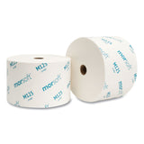 Morcon Tissue Small Core Bath Tissue, Septic Safe, 1-Ply, White, 2,500 Sheets/Roll, 24 Rolls/Carton (MORM125)