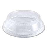 World Centric® PLA Clear Cold Cup Lids, Dome Lid, Fits 2 oz Portion Cup and 9 oz to 24 oz Cups, 1,000/Carton (WORCPLCS12SH) Case of 1000