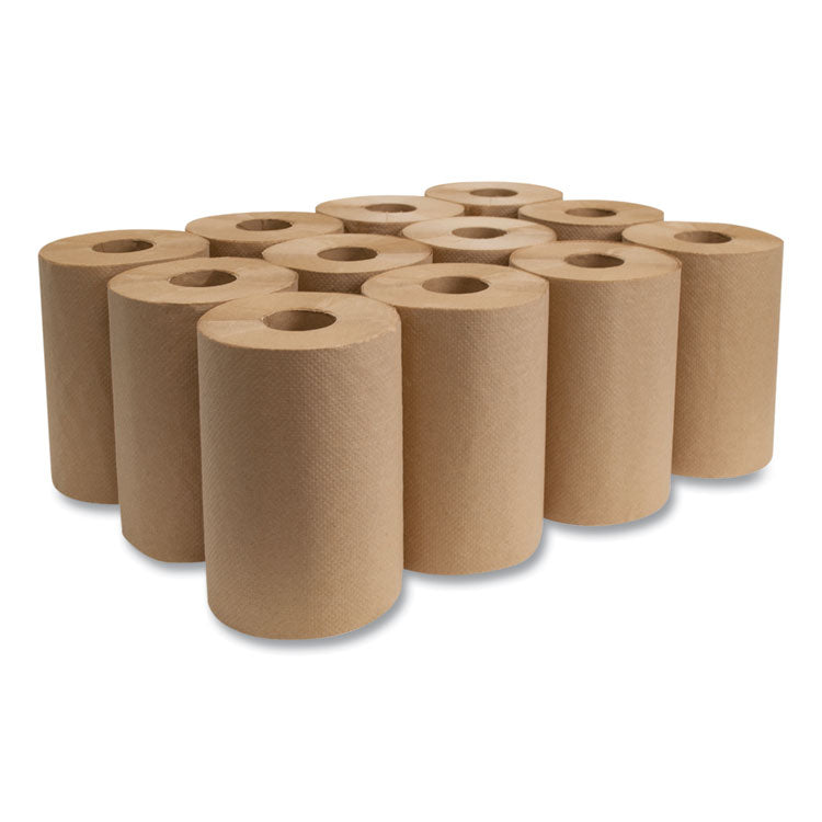 Morcon Tissue Morsoft Universal Roll Towels, 1-Ply, 8" x 350 ft, Brown, 12 Rolls/Carton (MORR12350)