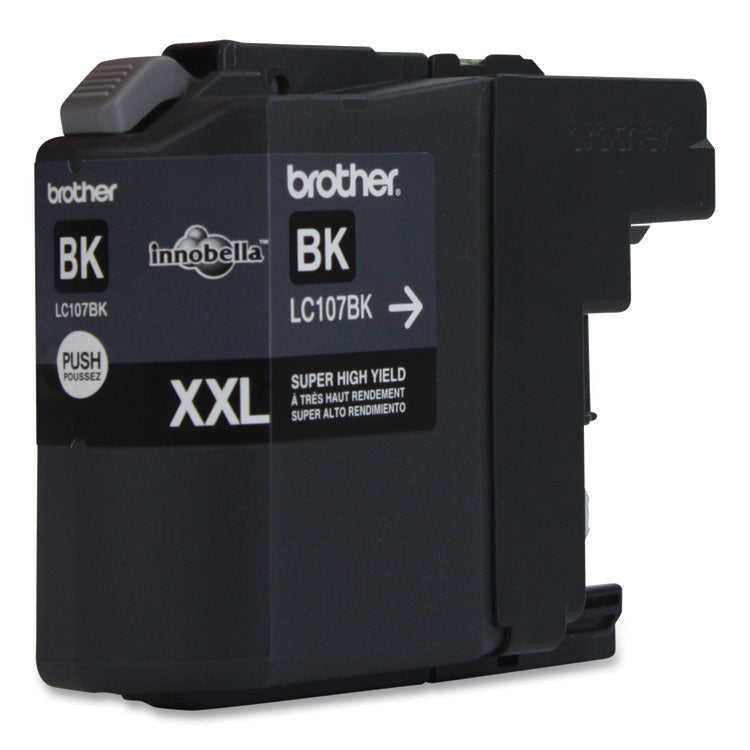 Brother LC107BK Innobella Super High-Yield Ink, 1,200 Page-Yield, Black (BRTLC107BK)