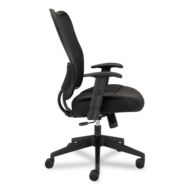 HON® VL702 Mesh High-Back Task Chair, Supports Up to 250 lb, 18.5" to 23.5" Seat Height, Black (BSXVL702MM10)