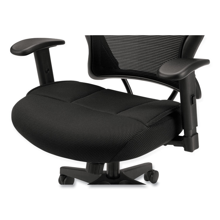 HON® VL702 Mesh High-Back Task Chair, Supports Up to 250 lb, 18.5" to 23.5" Seat Height, Black (BSXVL702MM10)