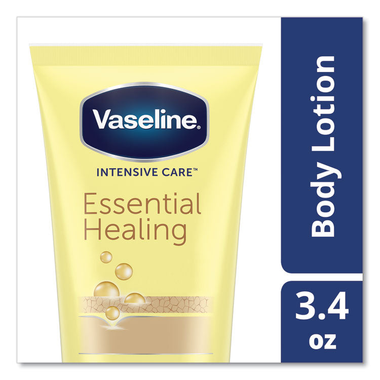 Vaseline® Intensive Care Essential Healing Body Lotion, 3.4 oz Squeeze Tube, 12/Carton (UNI04448CT) Case of 12