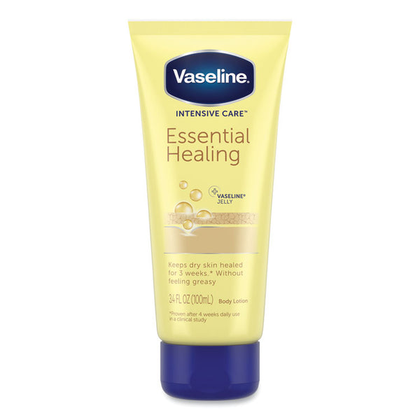 Vaseline® Intensive Care Essential Healing Body Lotion, 3.4 oz Squeeze Tube, 12/Carton (UNI04448CT) Case of 12