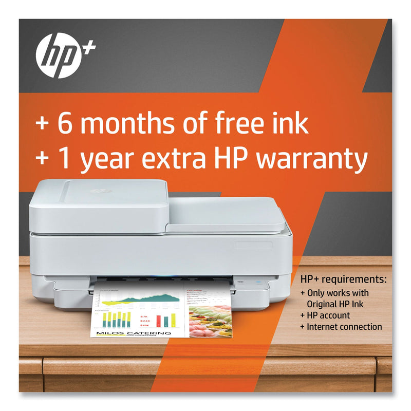 HP ENVY 6455e Wireless All-in-One Inkjet Printer, Copy/Print/Scan (HEW223R1A)