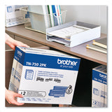 Brother TN7502PK High-Yield Toner, 8,000 Page-Yield, Black, 2/Pack (BRTTN7502PK)