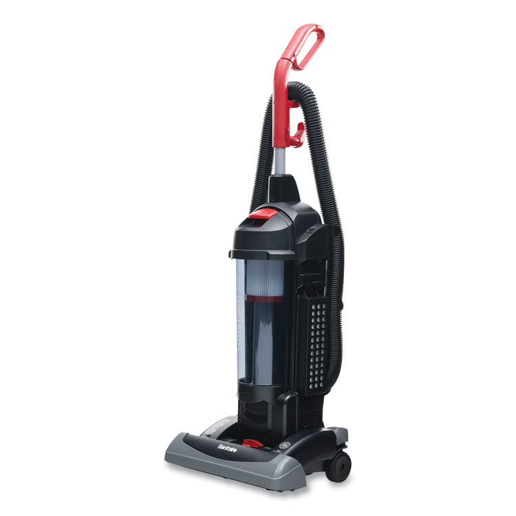 Sanitaire® FORCE QuietClean Upright Vacuum SC5845B, 15" Cleaning Path, Black (EURSC5845D)