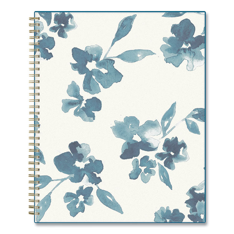 Blue Sky® Bakah Blue Academic Year Weekly/Monthly Planner, Floral Artwork, 11 x 8.5, Blue/White Cover, 12-Month (July-June): 2025-2026 (BLS131951) Each