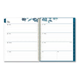 Blue Sky® Bakah Blue Academic Year Weekly/Monthly Planner, Floral Artwork, 11 x 8.5, Blue/White Cover, 12-Month (July-June): 2025-2026 (BLS131951) Each