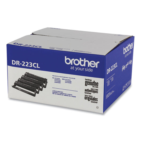 Brother DR223CL Drum Unit, 18,000 Page-Yield, Black/Cyan/Magenta/Yellow (BRTDR223CL)