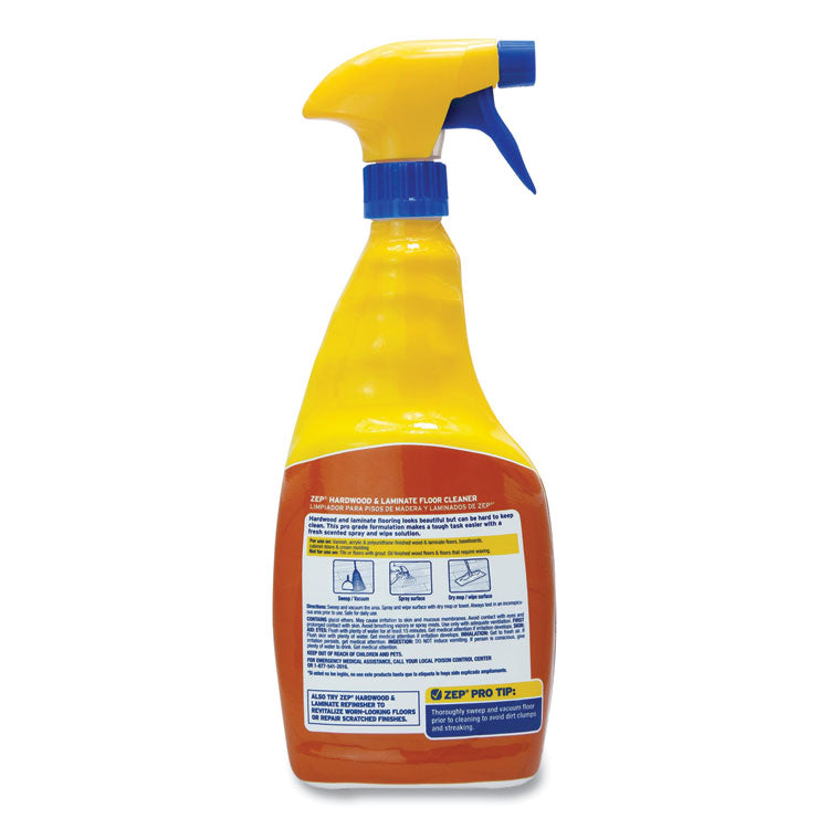 Zep Commercial® Hardwood and Laminate Cleaner, 32 oz Spray Bottle (ZPEZUHLF32EA) Each