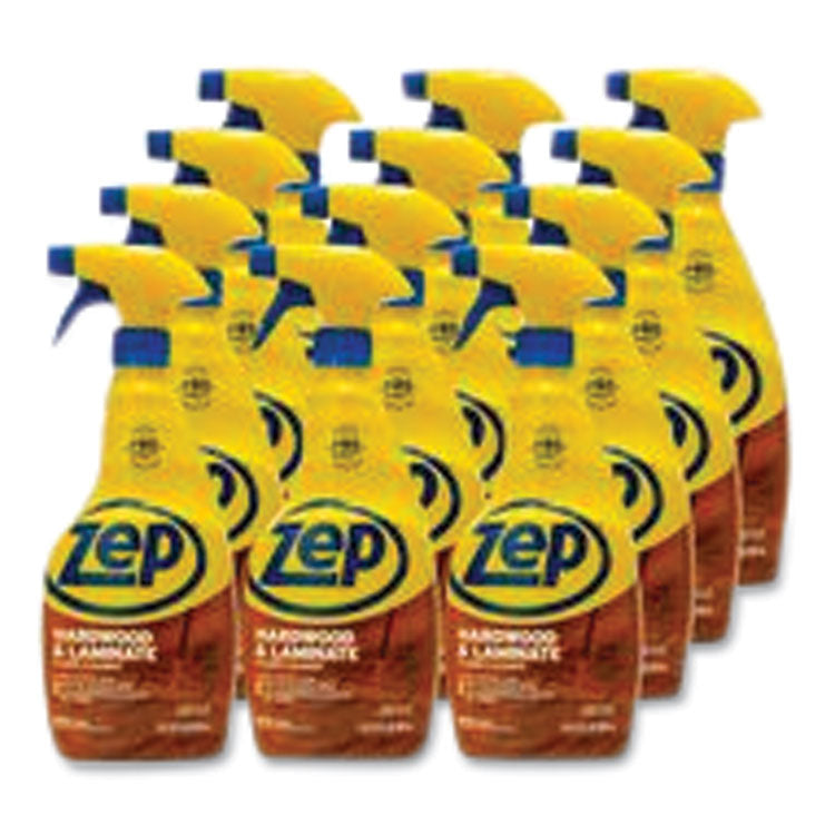 Zep Commercial® Hardwood and Laminate Cleaner, 32 oz Spray Bottle, 12/Carton (ZPEZUHLF32CT) Case of 12