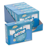 Dixie® Combo Pack, Tray with White Plastic Utensils, 56 Forks, 56 Knives, 56 Spoons (DXECM168) Box of 168