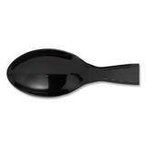 Dixie® Plastic Cutlery, Heavyweight Teaspoons, Black, 1,000/Carton (DXETH517) Case of 1000