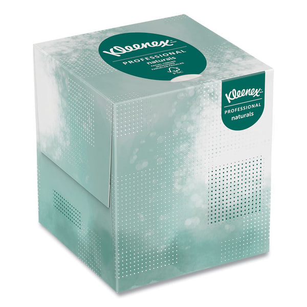 Kleenex® Naturals Facial Tissue, 2-Ply, White, 90  Sheets/Box (KCC21272BX)