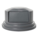 Rubbermaid® Commercial Round BRUTE Dome Top Lid for 55 gal Waste Containers, 27.25" Diameter, Gray (RCP265788GY) Each