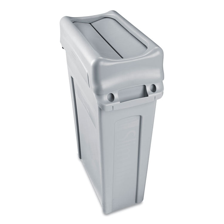 Rubbermaid® Commercial Swing Lid for Slim Jim Waste Container, Gray (RCP267360GY) Each