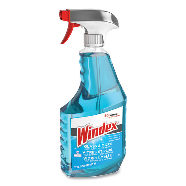 Windex® Ammonia-D Glass Cleaner, Fresh, 32 oz Spray Bottle, 8/Carton (SJN322338)