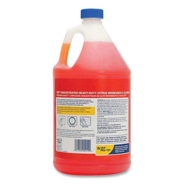 Zep Commercial® Cleaner and Degreaser, Citrus Scent, 1 gal Bottle (ZPEZUCIT128) Each