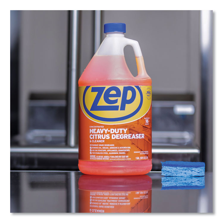 Zep Commercial® Cleaner and Degreaser, Citrus Scent, 1 gal Bottle (ZPEZUCIT128) Each