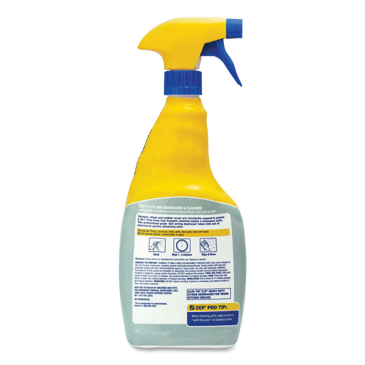 Zep Commercial® Fast 505 Cleaner and Degreaser, 32 oz Spray Bottle, 12/Carton (ZPEZU50532CT) Case of 12