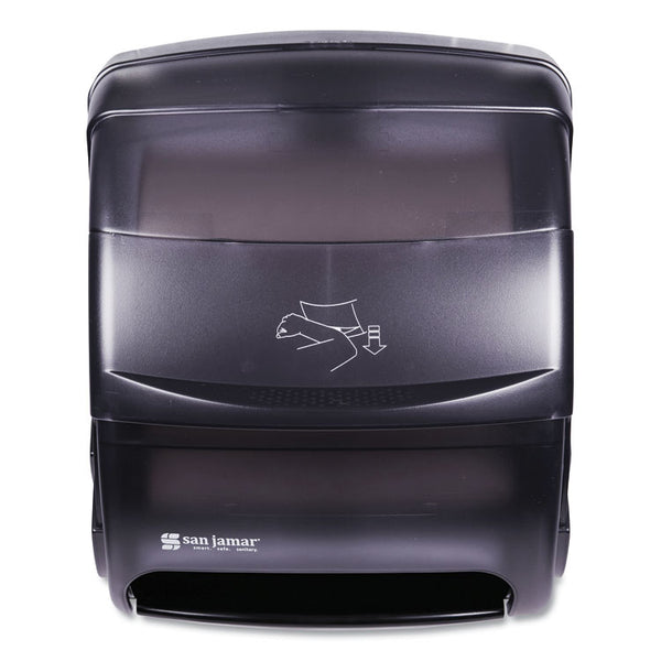 San Jamar® Integra Lever Roll Towel Dispenser, 11.5 x 11.25 x 13.5, Black Pearl (SJMT850TBK)