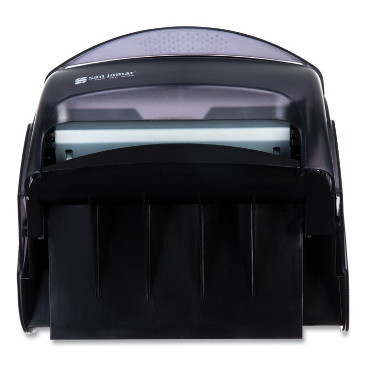 San Jamar® Integra Lever Roll Towel Dispenser, 11.5 x 11.25 x 13.5, Black Pearl (SJMT850TBK)