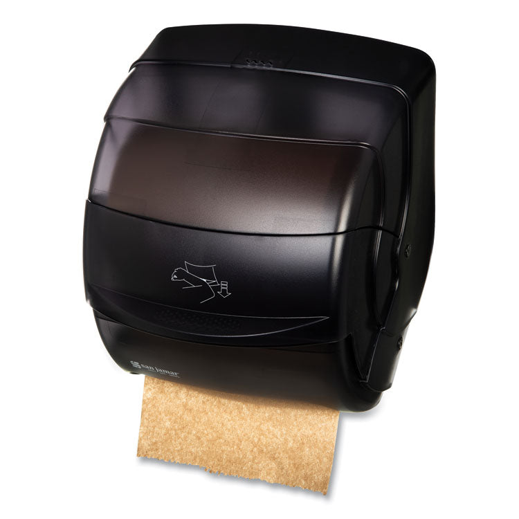 San Jamar® Integra Lever Roll Towel Dispenser, 11.5 x 11.25 x 13.5, Black Pearl (SJMT850TBK)